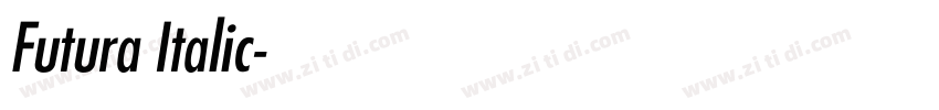 Futura Italic字体转换 Futura Italic字体转换